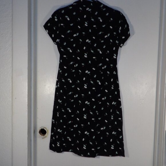 Miss Coco Paris Floral Fully Button Down Dress No Size - Picture 6 of 6